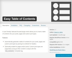 How to create and add content tables in WordPress posts and pages