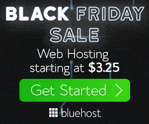 Bluehost Black Friday deal