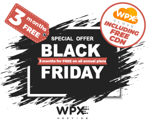 WPX Black Friday hosting deal for 2020