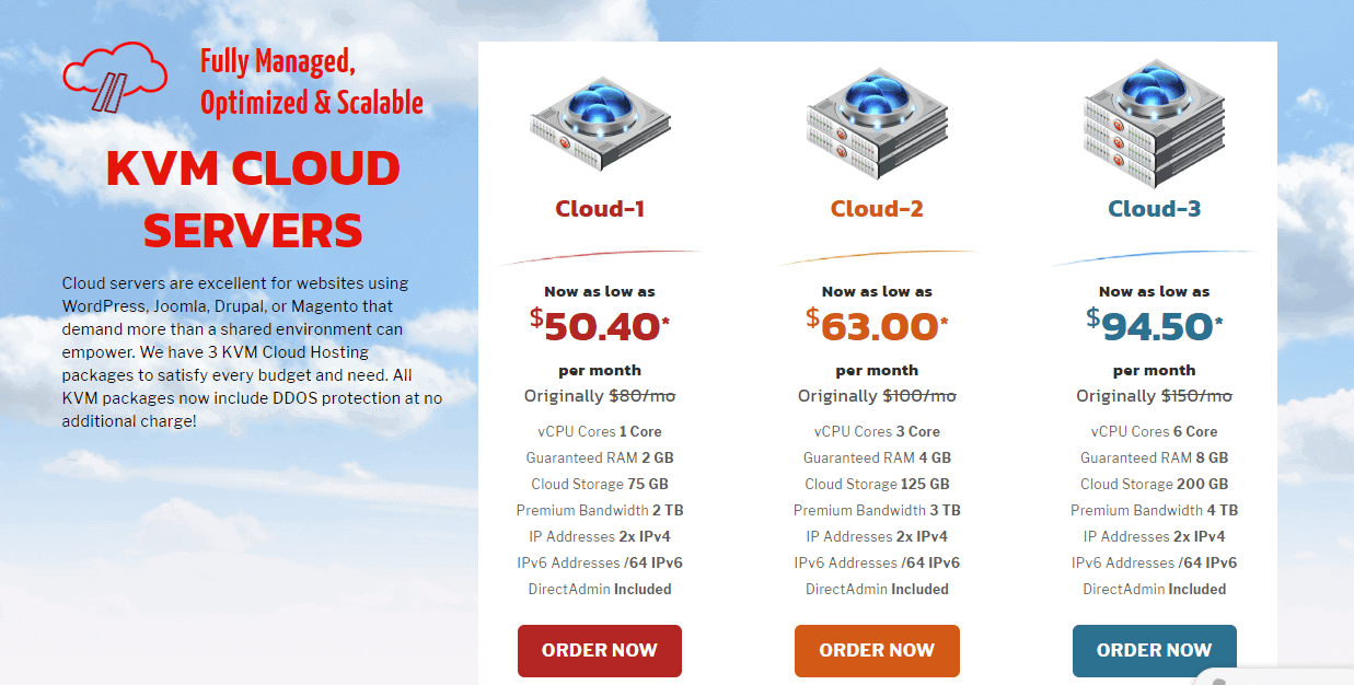 KnownHost cloud hosting plans