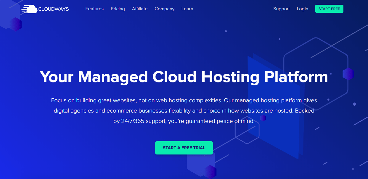 Cloudways managed cloud hosting platform