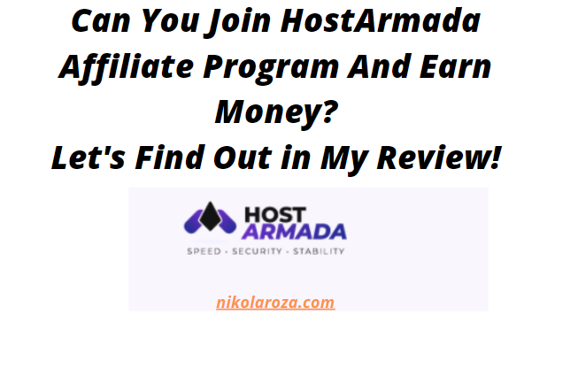HostArmada affiliate program review