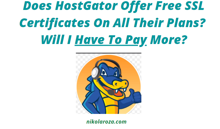 Does HostGator offer free SSL