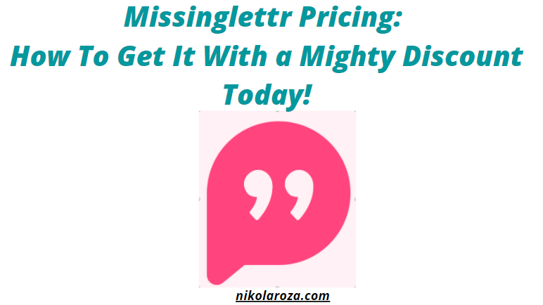 Missinglettr pricing and cost
