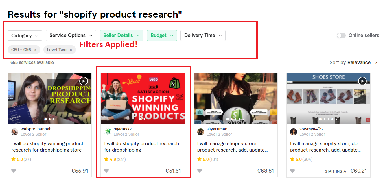 Shopify product research