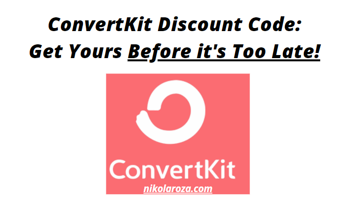 ConvertKit discount code