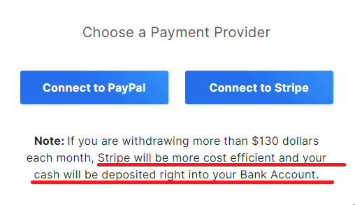 PartnerStack Stripe payment method