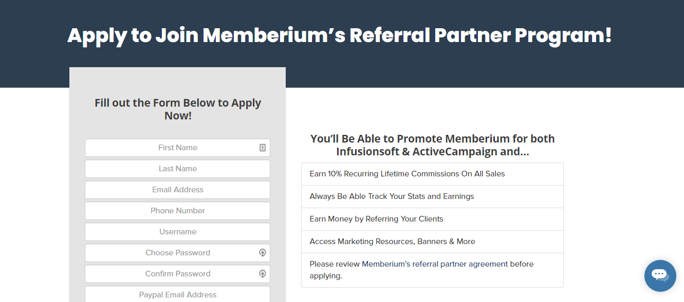 Memberium affiliate program
