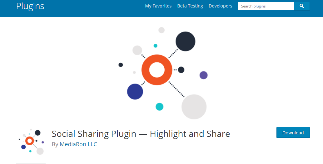 Social sharing plugin