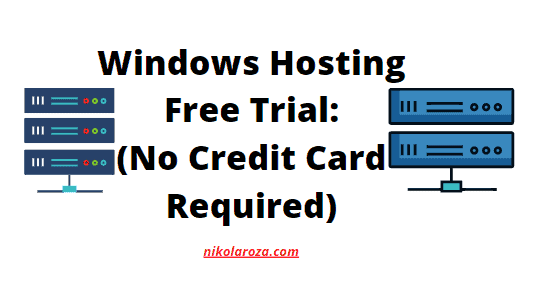 Windows web hosting free trial no credit card