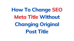 Here's how to have a unique SEO title
