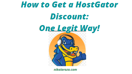 How to get a HostGator discount?