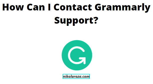 How can I contact Grammarly support