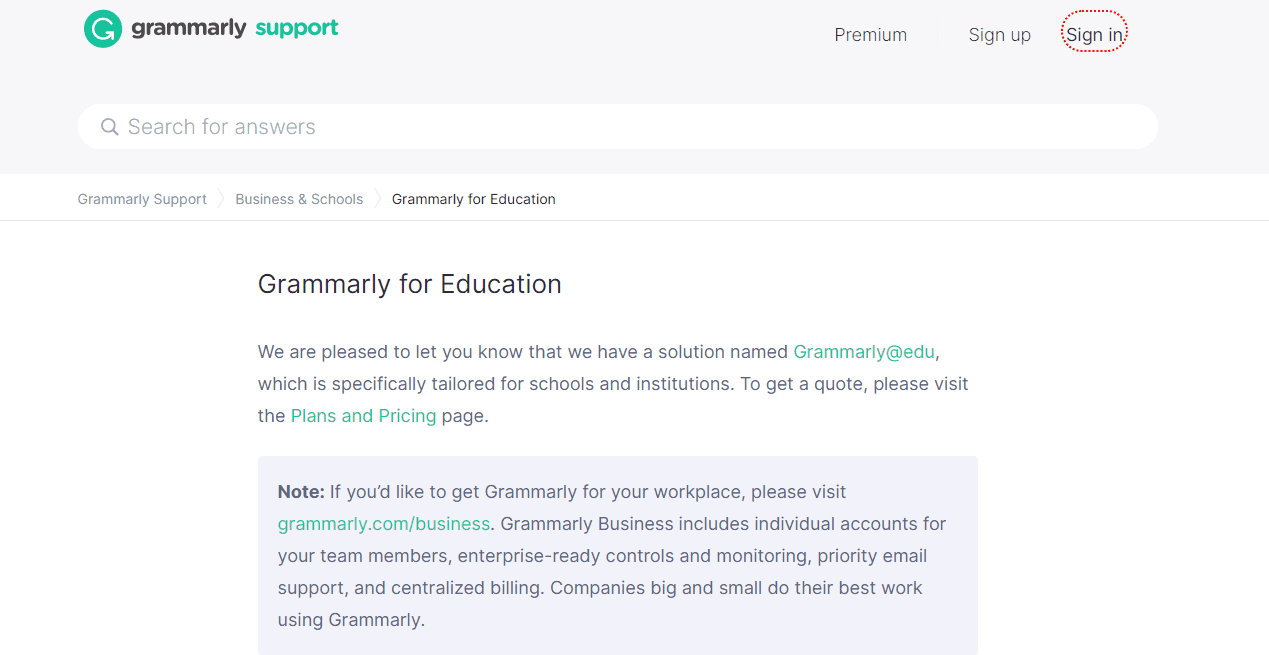 Grammarly education discount
