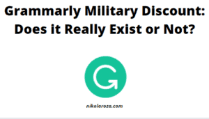 Grammarly Military discount