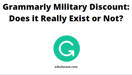 Grammarly Military discount 2022
