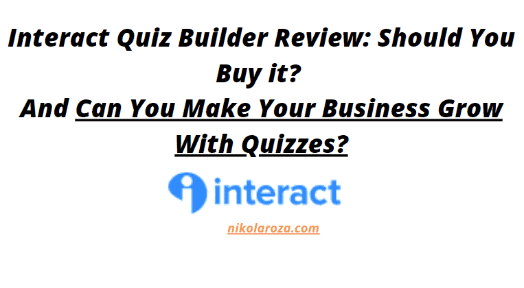 Interact Quiz Review