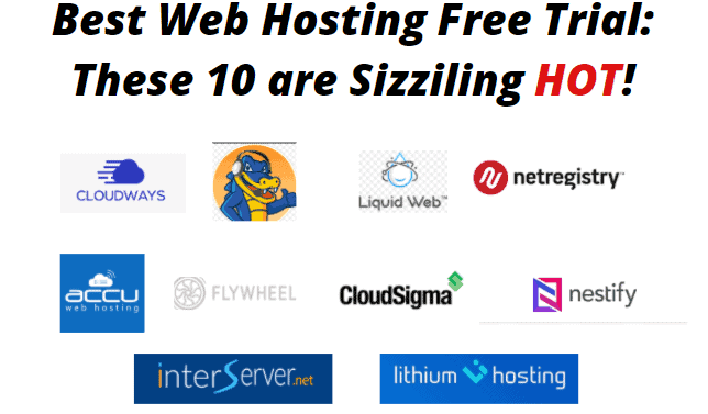web hosting free trial no credit card
