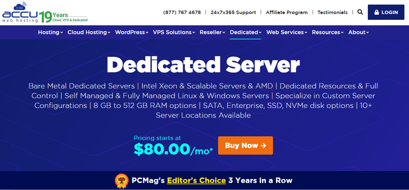 Accuweb Minecraft server hosting