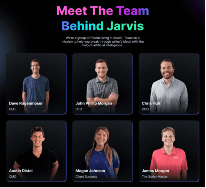 the team behind Jarvis AI
