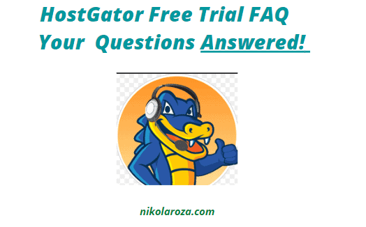 HostGator free trial FAQ