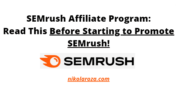 SEMrush affiliate program guide