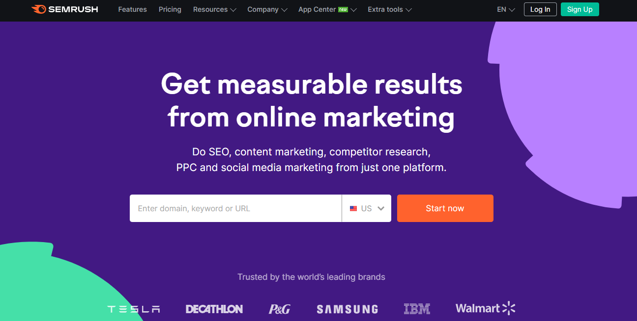What is SEMrush marketing platform?
