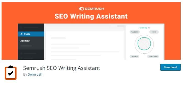 SEMrush SEO Writing Assistant WordPress Plugin