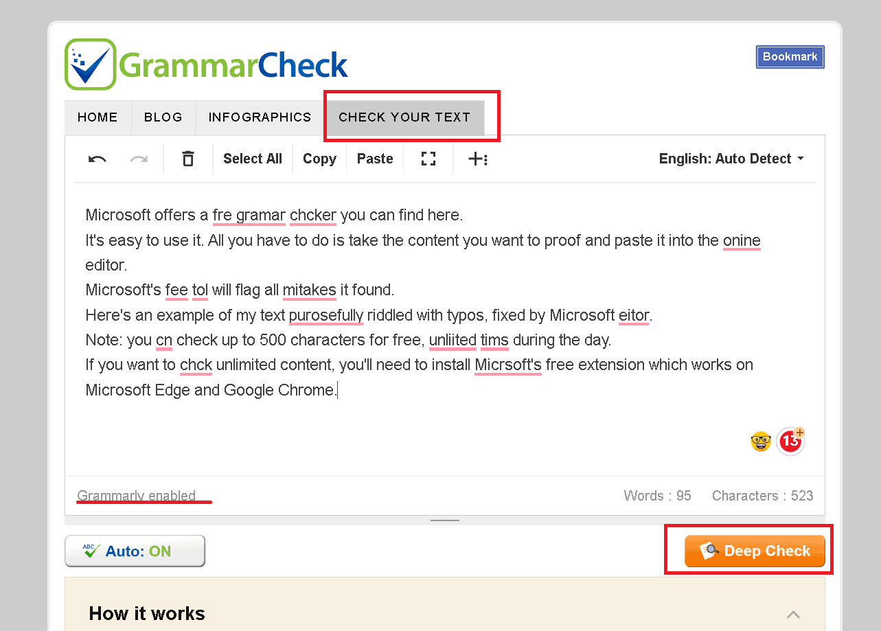 GrammarCheck fixes grammatical mistakes