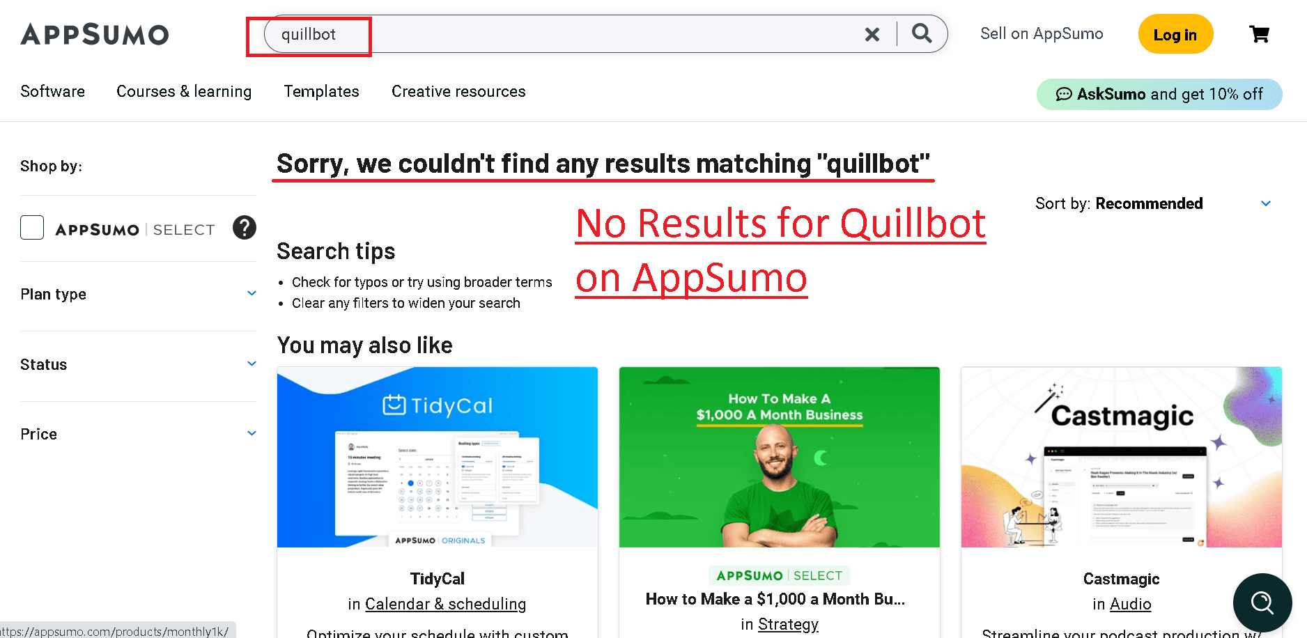 Quillbot paraphraser no AppSumo deal