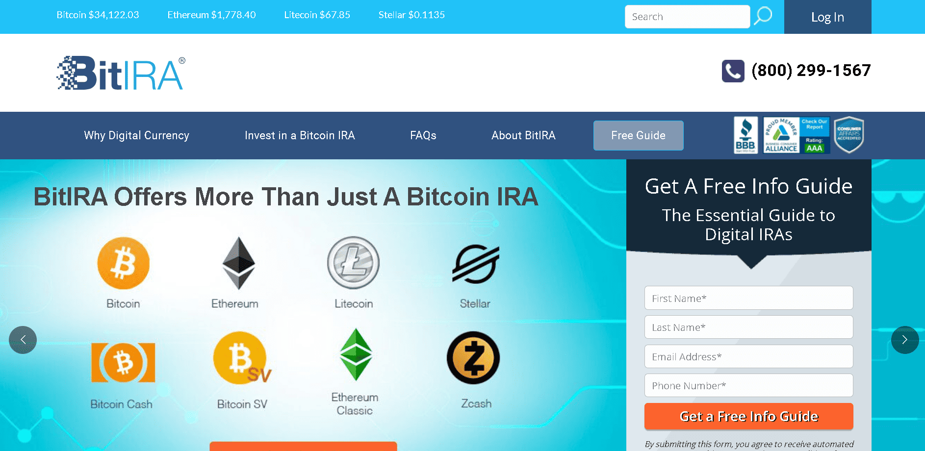 BitIRA- number #2 best bitcoin IRA company in 2023
