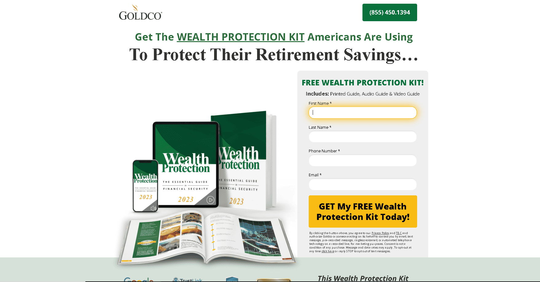 Goldco silver IRA firm wealth protection kit