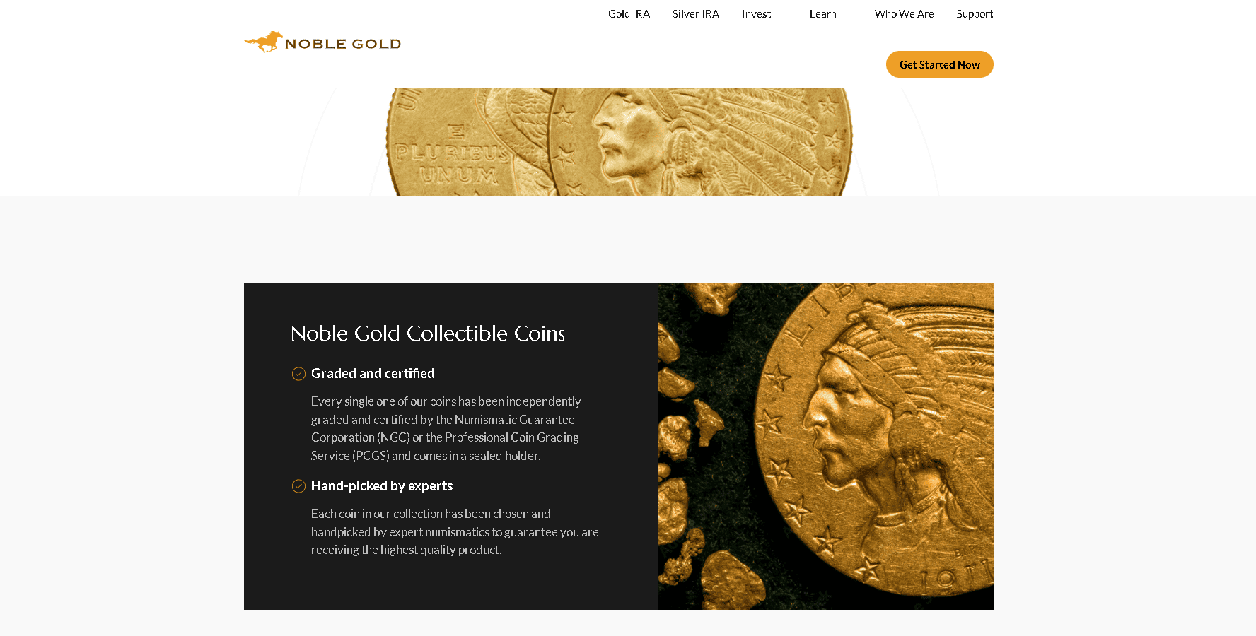 Invest in rare coins with Noble Gold Investments