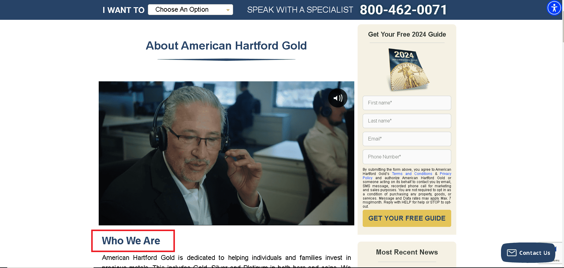 about American Hartford Gold