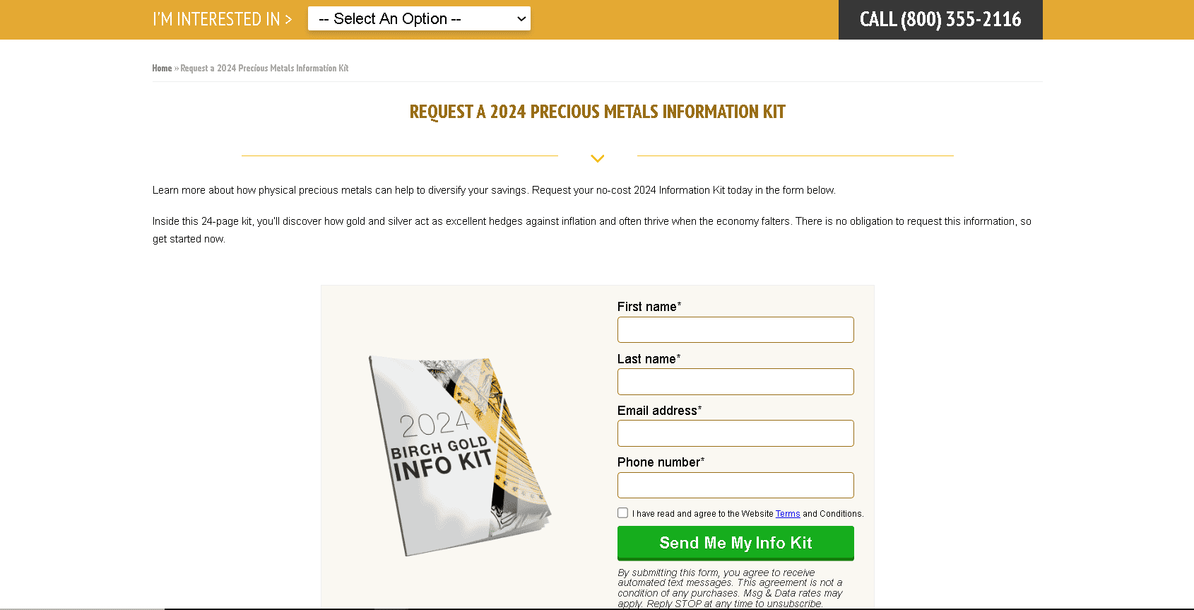 Birch Gold Group free gold investment kit