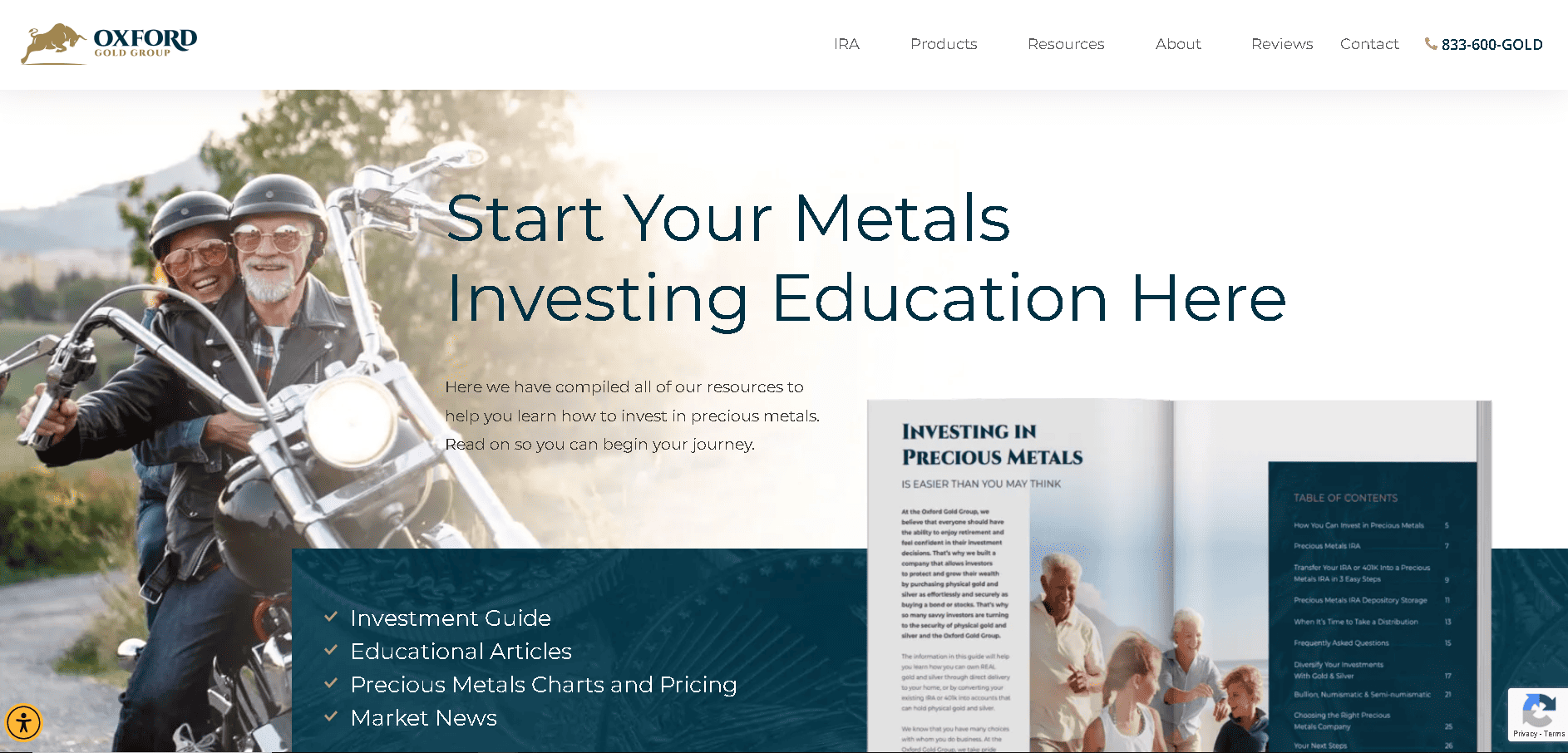 Oxford Gold Group educational resources